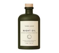 Third Layer Huile de ricin pour le corps - 100 % biologique, pressée à froid, sans hexane avec magnésium et encens pour l'hydratation de la peau et le soin du soir, huile de nuit (414 ml)