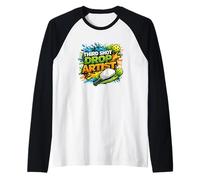 Third Shot Drop Artiste Pickleball Player Art Manche Raglan