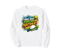 Third Shot Drop Artiste Pickleball Player Art Sweatshirt
