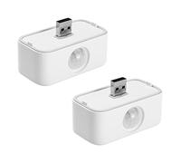 THIRDREALITY Lot de 2 détecteurs de mouvement USB pour Echo Flex, configuration, création de routines, sensibilité réglable, pas de batterie requise..