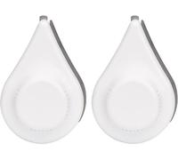 THIRDREALITY Zigbee Lot de 2 capteurs de Fuite d'eau avec détection de Gouttes Alarme 120 DB Notifications d'application activées Lorsque Vous travaillez avec Home Assistant et Hub Zigbee Compatible