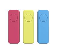 THIRDREALITY ZigBee Smart Button Lot de 3 boutons intelligents rouge, bleu jaune, télécommande à 3 voies, nécessite un hub Zigbee, fonctionne avec SmartThings, Aeotec, Hubitat, Home Assistant,