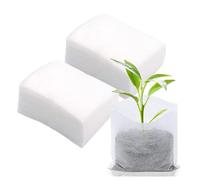 thirei Lot de 200 sacs de culture en tissu non tissé, 12 x 14 cm, sacs de plantation, sacs de croissance des plantes, tissu biodégradable, sacs non tissés, pour le jardinage, l'écologie, l'agriculture