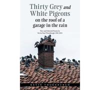 Thirty Grey And White Pigeons On The Roof Of A Garage In The Rain