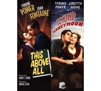This Above All DVD (1942) Tyrone Power - Joan Fontaine / Second Honeymoon (1937) Tyrone Power Double Feature Movie