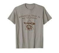 This Actually is My First Rodeo Rodeo Meme Silly Raton Laveur T-Shirt