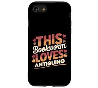 This Bookworm Loves Antiquing | Vintage Finds & Romans Coque pour iPhone SE (2020) / 7/8