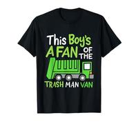 This Boy is A Fan of The Trash Man Van Camion à Ordures T-Shirt
