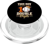This Boy is Now Double Digits Baseball Sports 10e Anniversaire PopSockets PopGrip pour MagSafe