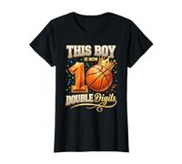 This Boy is Now Double Digits Basketball 10e Anniversaire T-Shirt