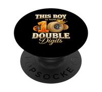 This Boy is Now Double Digits Skater 10e Anniversaire PopSockets PopGrip Adhésif