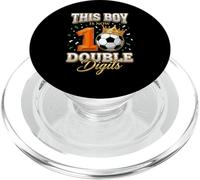 This Boy is Now Double Digits Soccer Sports 10e Anniversaire PopSockets PopGrip pour MagSafe