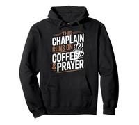 This Chapelain Runs on Coffee Prayer Religious Spiritual Sweat à Capuche