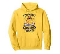 This Chick is Retired I Do What I Clucking Want Retirement Sweat à Capuche