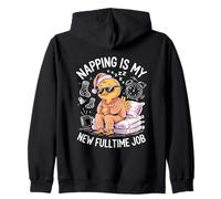 This Chick is Retired Napping New Fullt Time Job Retirement Sweat à Capuche