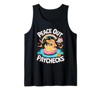 This Chick is Retired Peace Out Paychecks Retirement Débardeur