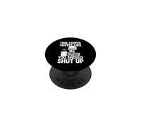 This Coffee Tastes Like You Shut Up - Amant de café PopSockets PopGrip Adhésif