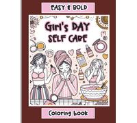 This coloring book title is "Girls day: self care".: A coloring book for relaxation, calm, and fun. 49 patterns pages for women, teens to stress relieving and unwind.