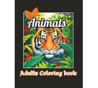 This coloring book title is "Wild animal" 100 pages, 50 wild animal patterns. Single sided page makes perfect for markers, and gel pens. Stress relieving artwork. great gift for all occasions.
