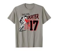 This Cool Skater Skateboard 17e Anniversaire T-Shirt