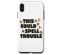This Could Spell Trouble Jeu de société amusant Coque pour iPhone XS Max