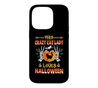 This Crazy Cat Lady Persian Cat Loves Halloween Costume Coque pour iPhone 14 Pro