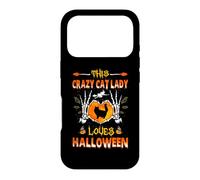 This Crazy Cat Lady Persian Cat Loves Halloween Costume Coque pour iPhone 17 Pro