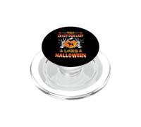 This Crazy Dog Lady Bull Terrier Loves Halloween Costume PopSockets PopGrip pour MagSafe