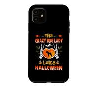 This Crazy Dog Lady Kerry Blue Terrier Loves Halloween Coque pour iPhone 11