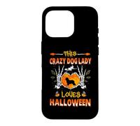This Crazy Dog Lady Old English Sheepdog Loves Halloween Coque pour iPhone 16 Pro
