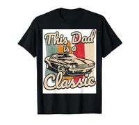 This Dad is A Classic Car Fanatic Motor Birthday T-Shirt