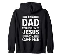 This Dad Runs on Jesus and Coffee Sweat à Capuche