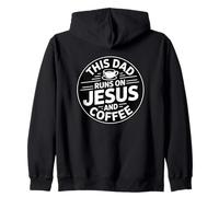 This Dad Runs on Jesus and Coffee Sweat à Capuche