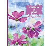 This daily journal book title is "I believe in you!". This daily journal book focus on reflection and looking back on the day. 12 months journal ... occasions. Perfect self - care journal book.