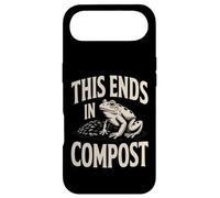 This End in Compost Frog Eco Gardening Humour Coque pour iPhone Air