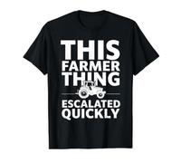 This Farmer Thing a Rapidement monté Un Tracteur Amusant T-Shirt Graphique avec Valeur