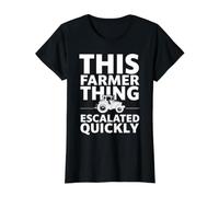 This Farmer Thing a Rapidement monté Un Tracteur Amusant T-Shirt Graphique avec Valeur