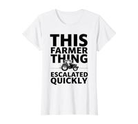 This Farmer Thing a Rapidement monté Un Tracteur Amusant T-Shirt Graphique avec Valeur