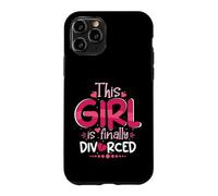 This Girl is Enfin Divorced Funny Divorce Party Women Coque pour iPhone 11 Pro