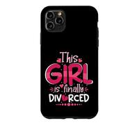 This Girl is Enfin Divorced Funny Divorce Party Women Coque pour iPhone 11 Pro Max