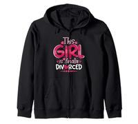 This Girl is Enfin Divorced Funny Divorce Party Women Sweat à Capuche