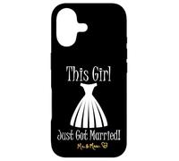 This Girl Just Got Married Mr & Mrs After Wedding Dress Coque pour iPhone 17
