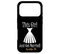 This Girl Just Got Married Mr & Mrs After Wedding Dress Coque pour iPhone 17 Pro