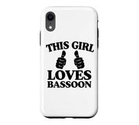 This Girl Loves Basson Two Thumbs Coque pour iPhone XR