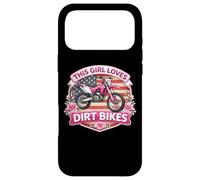 This Girl Loves Dirt Bikes Motocross American USA Motorcycle Coque pour iPhone 17 Pro Max