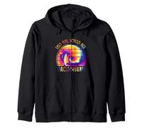 This Girl Loves Her Dachshund Dog Puppy Hippie Tie Dye Sweat à Capuche