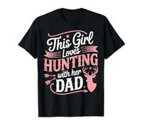 This Girl Loves Hunting with Her Dad Deer Season T-Shirt