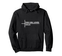 This Girl Loves Jesus Sweat à Capuche