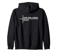 This Girl Loves Jesus Sweat à Capuche
