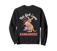 This Girl Loves Kangourous Girls Kangourou Lover Sweatshirt